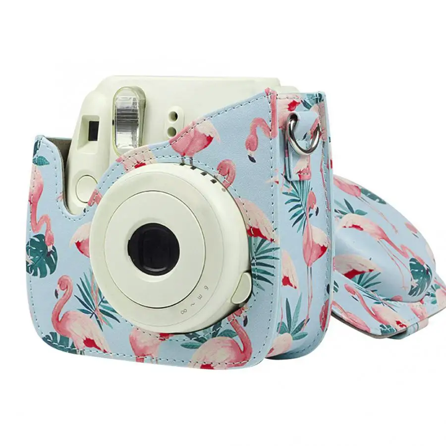 Портативный чехол из искусственной кожи на одно плечо для камеры защитный Instax