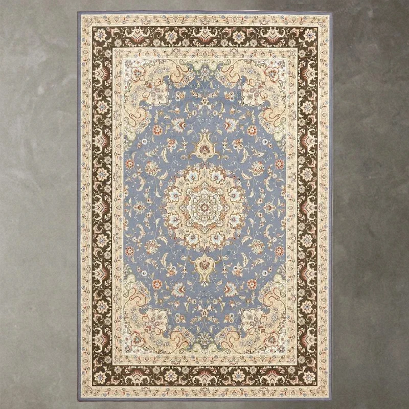 저렴한 레트로 스타일 클래식 카펫 거실 대형 커피 테이블 카펫, 직사각형 그라운드 매트, 페르시아 가정 장식 카펫