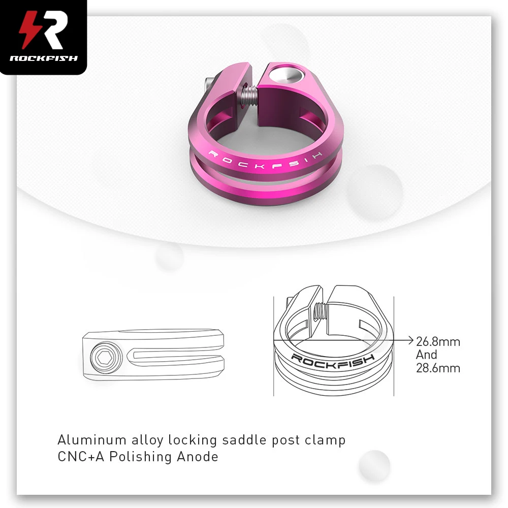 

Зажим для детского велосипеда Rockfish CC712 из алюминиевого сплава, 26,8 дюйма