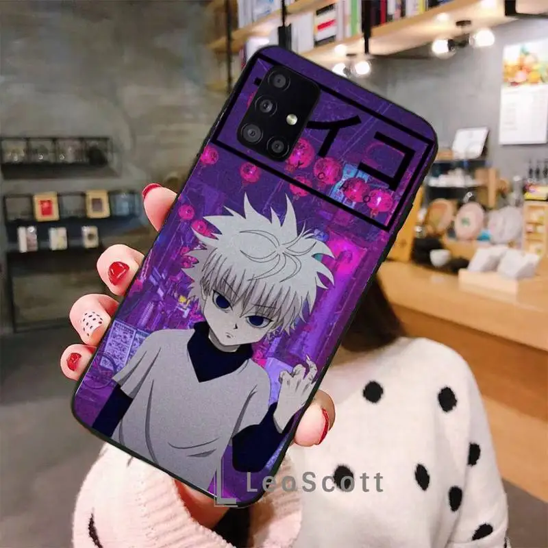 

Hunter X Hunter Killua Zaoldyeck Phone Case For Samsung A40 A50 A51 A71 A20E A20S S8 S9 S10 S20 Plus note 20 ultra 4G 5G