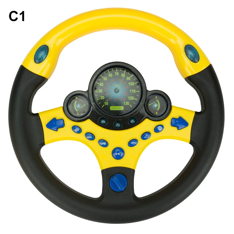 

Car Steering Wheel Electric Toy With Light Sound Copilot Simulation Driving Kids Interactive Educational Toys Gift For Boy