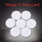 2 шт. NFC Ntag215 бирка для монет Ключ 13,56 МГц NTAG 215 универсальная бирка RFID Маркер патруль ультралегкие бирки этикетки для телефона