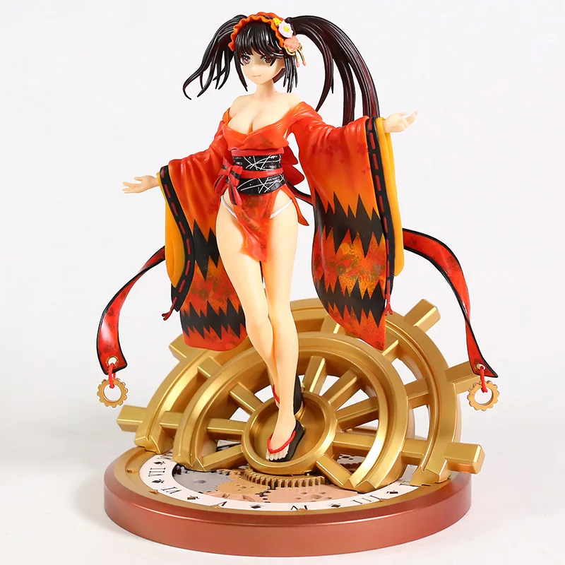 Date A Куруми токисаки Юката Ver. ПВХ Коллекционная модель статуя из аниме игрушка в