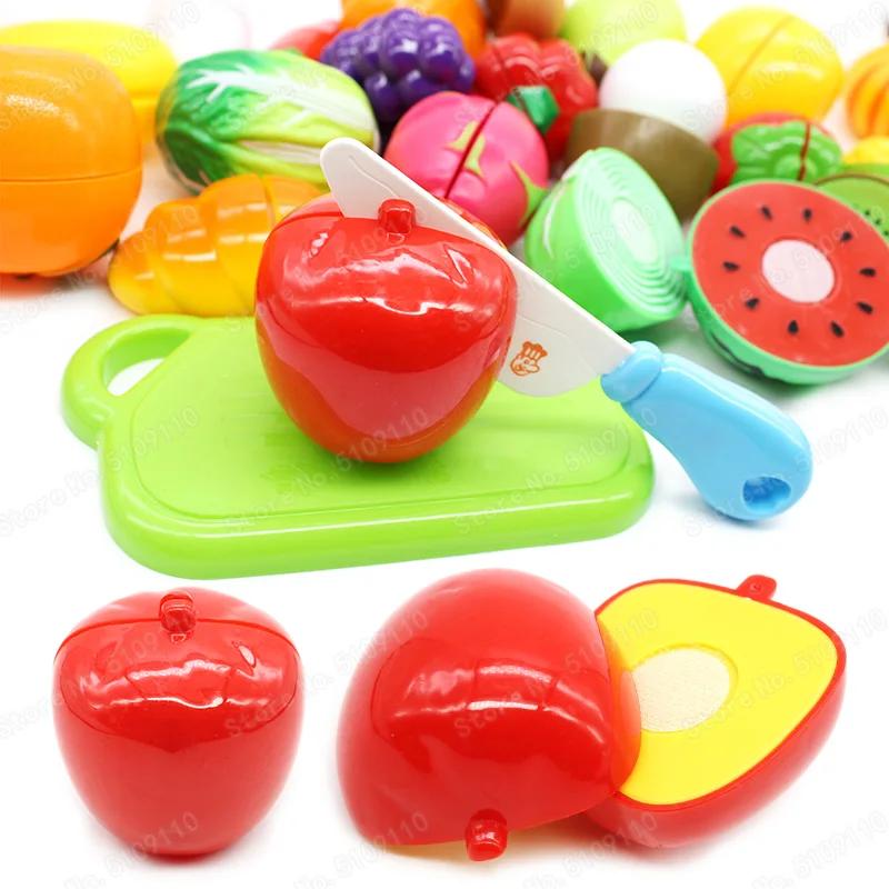 Мини apple овощи безопасность резки Diy детей рождественские подарки девушка