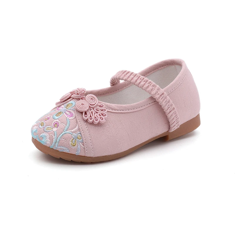 

children Hanfu shoes girls embroidered shoes Chinese style performance shoes kids girls soft breathable sneakers fashion flower