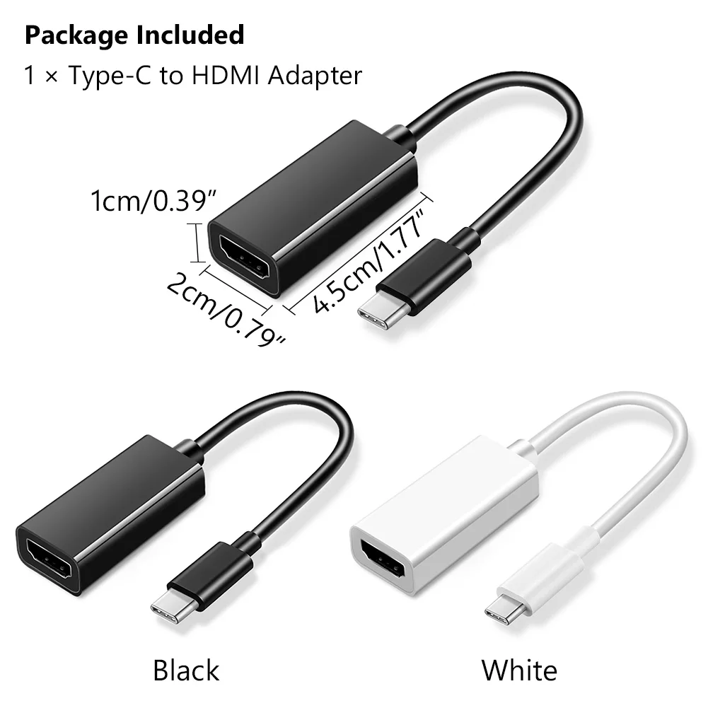 USB 3 1 4K HD кабель преобразования Type c к HDMI совместимый ТВ адаптер для Мобильный