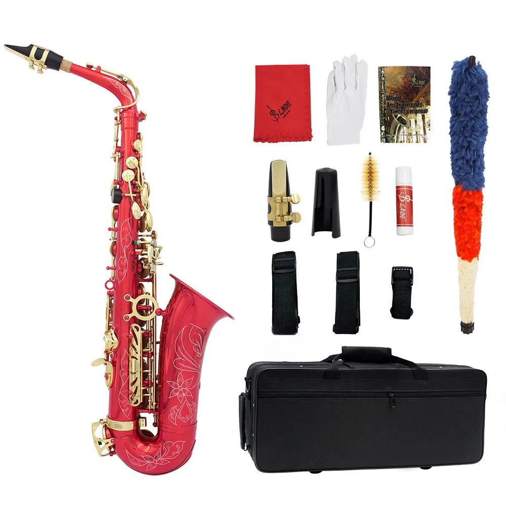 

Drop E Tune ATLO саксофон высшего класса красный ATLO саксофон Abalone оболочка Кнопка WSS896