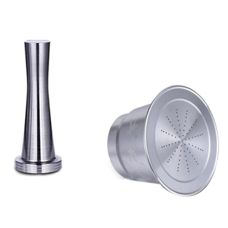 2 шт. капсулы для эспрессо кофейные фильтры нержавеющая сталь Nespresso многоразовые