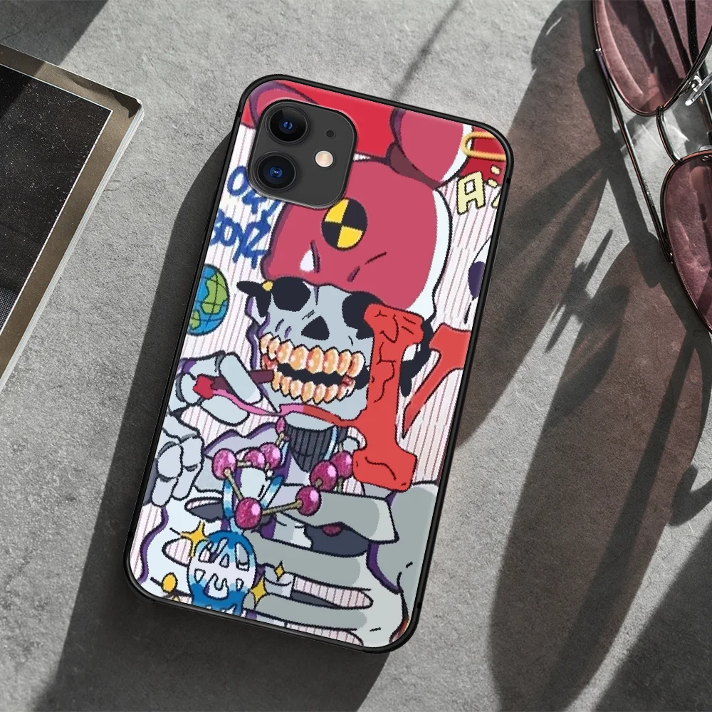 

American trend Vlone Phone Case Cover Hull For iphone 5 5s se 2020 6 6s 7 8 12 mini plus X XS XR 11 PRO MAX black Cover Soft