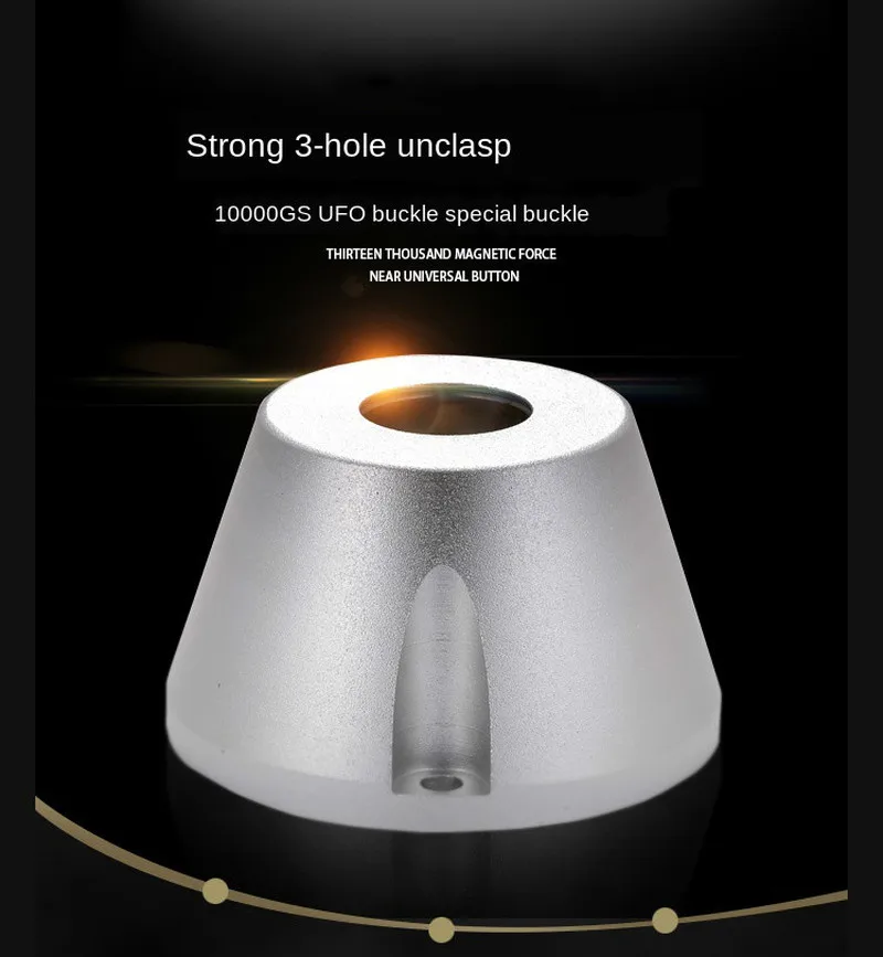 

Supermarket Magnetic Buckle Opener Clothing Nail Remover Anti-theft Button Three-hole Powerful Buckle Remover 10000