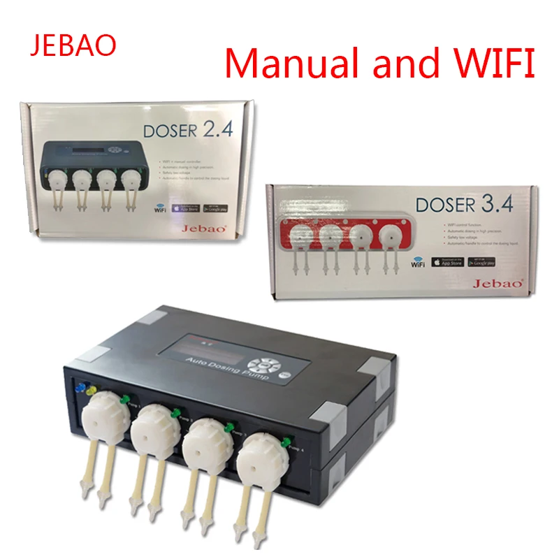 JEBAO DP2 DP3 DP4 DOSER2.4 DOSER3.4 коралловый цилиндр Автоматическая титровка насос перистальтический насос автоматическое дозирование насоса синхронизации