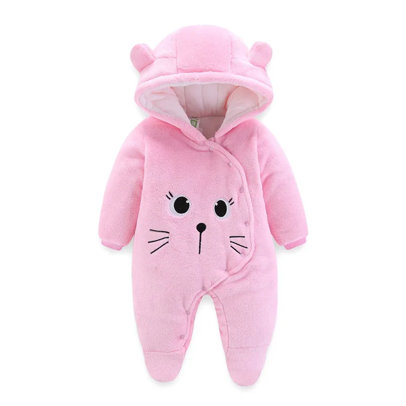 Детский комбинезон с мультяшным медведем милый для ползания Одежда