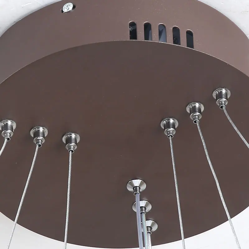 Скандинавские подвесные светильники белый дизайн Светодиодная лампа коричневая