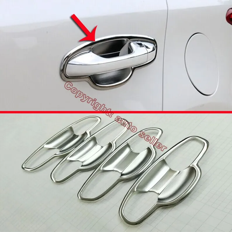 Хромированная Крышка для дверных ручек из АБС пластика отделка чашек декор KIA