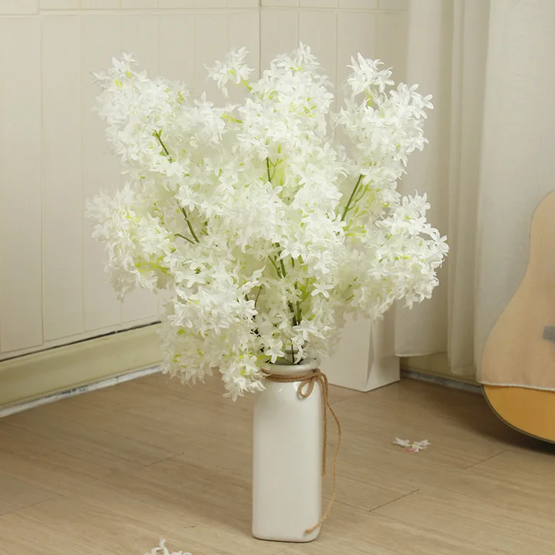 1 шт. искусственный цветок сиреневый крест украшение для дома офиса свадьбы