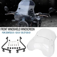 motorcycle wind screen deflector windshield for zontes g1 125 zt125 g1 125 g1