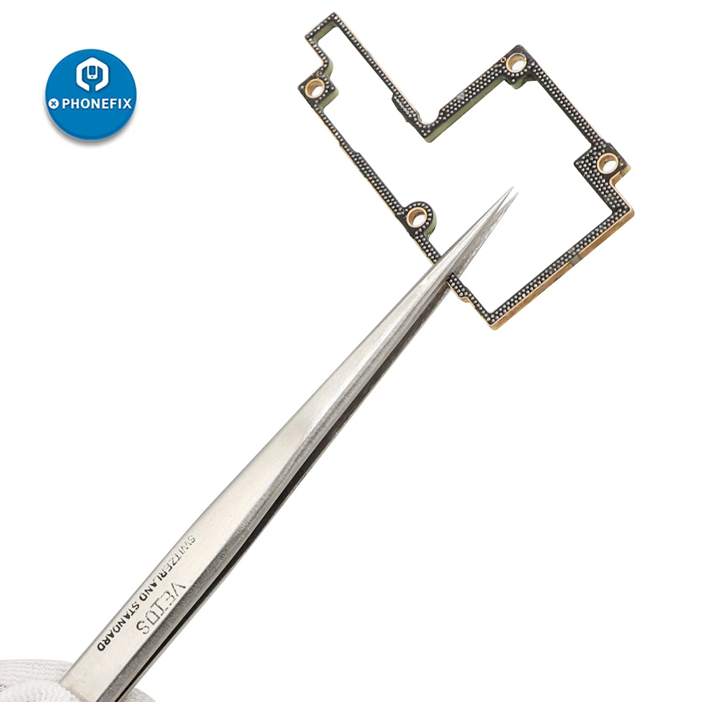 Антистатический пинцет из нержавеющей стали для ремонта телефонов - купить по