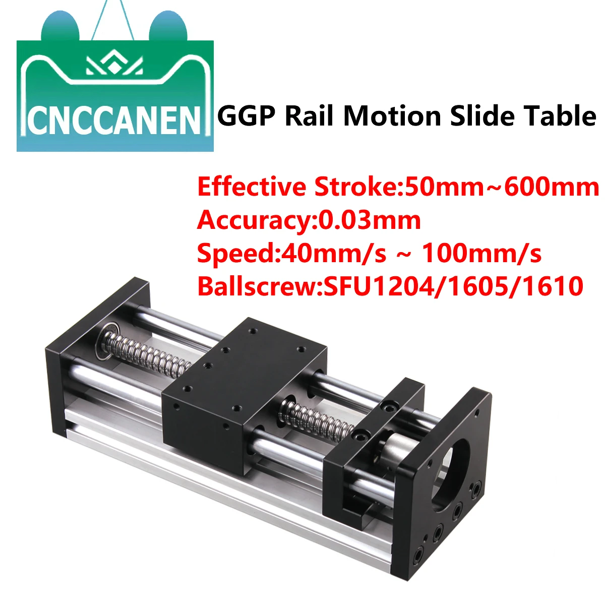 100 мм 200 300 эффективный ход CNC линейный направляющий рельс движения GGP SFU1204 1605 1610