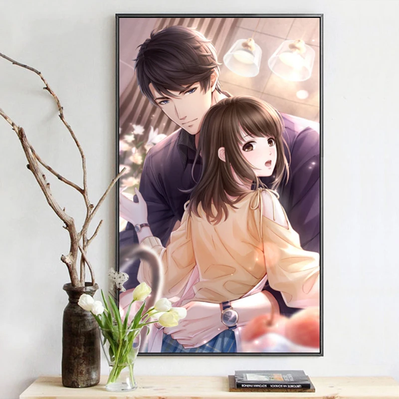 Картины по номерам произведение искусства любителей аниме красивый мальчик