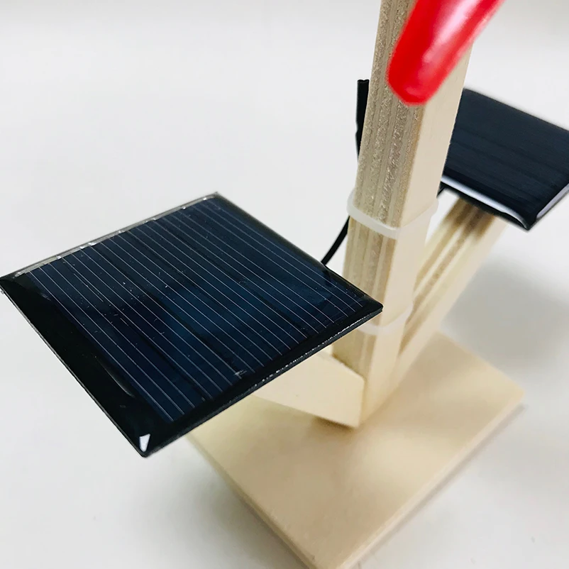 STEM Experiment Solar Windmill Model Hybrid Clean Energy STEAM Child Student Fun Diy Scientific Craft Materials Kit | Игрушки и хобби