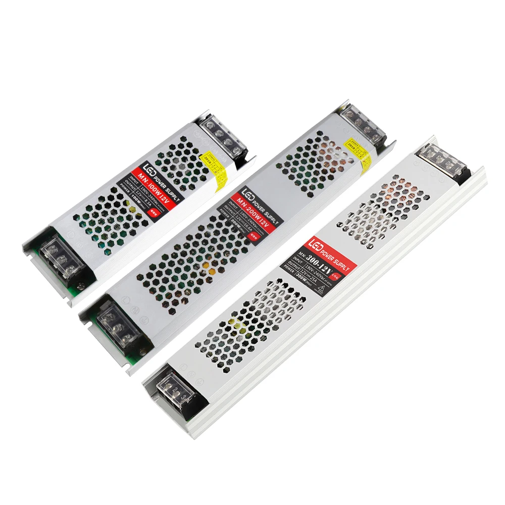 Сверхтонкий светодиодный источник питания 12 В постоянного тока светильник ing