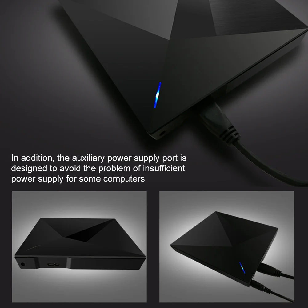 

External CD DVD Drive USB 3.0 Type-C Portable Burners Writer Compatible with WinXP/10/8/7/Vista/MacOS for Laptop and PC DOM668