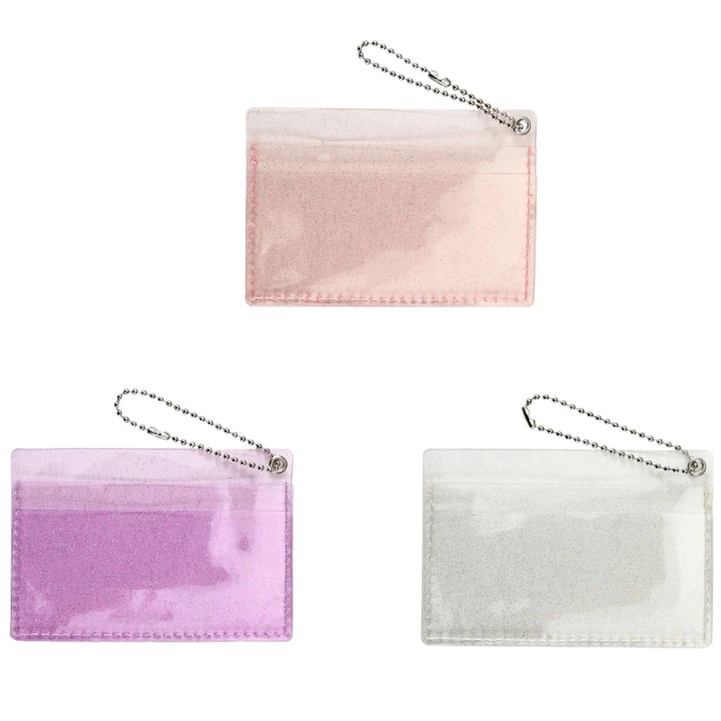 

Transparent Women PVC Clear Jelly Bag Mini Money Wallet Card Holder Handhold Clear Wallet Ladies Purse