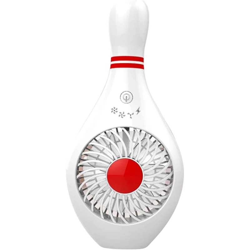 

Вентиляторы для боулинга, настольный вентилятор, портативный бесшумный USB Перезаряжаемый летний охлаждающий вентилятор, подходит для дома ...