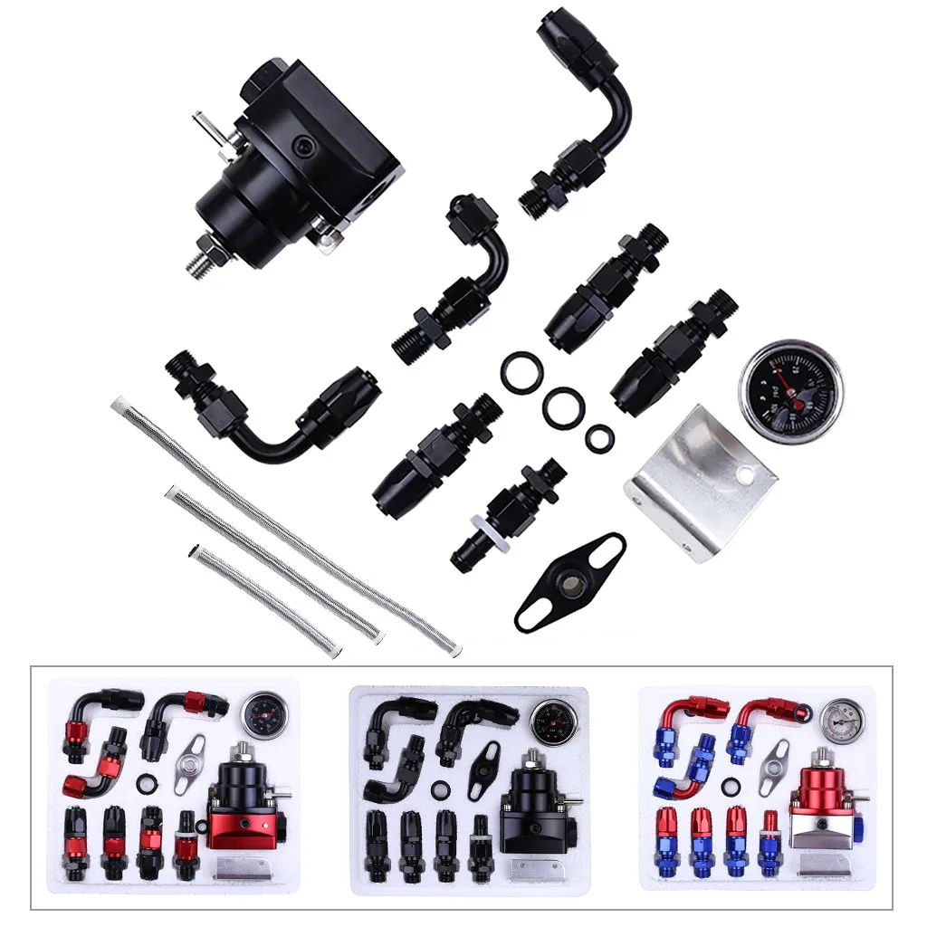 Новый 3 цвета регулируемый регулятор давления топлива Комплект масла 0 100psi/0 160psi