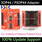 Оригинальный адаптер V3 TSOP48 PSOP44 SOP44, IC адаптер для MiniPro TL866CS A TL866II PLUS TL866, универсальный программатор SOP44, розетки