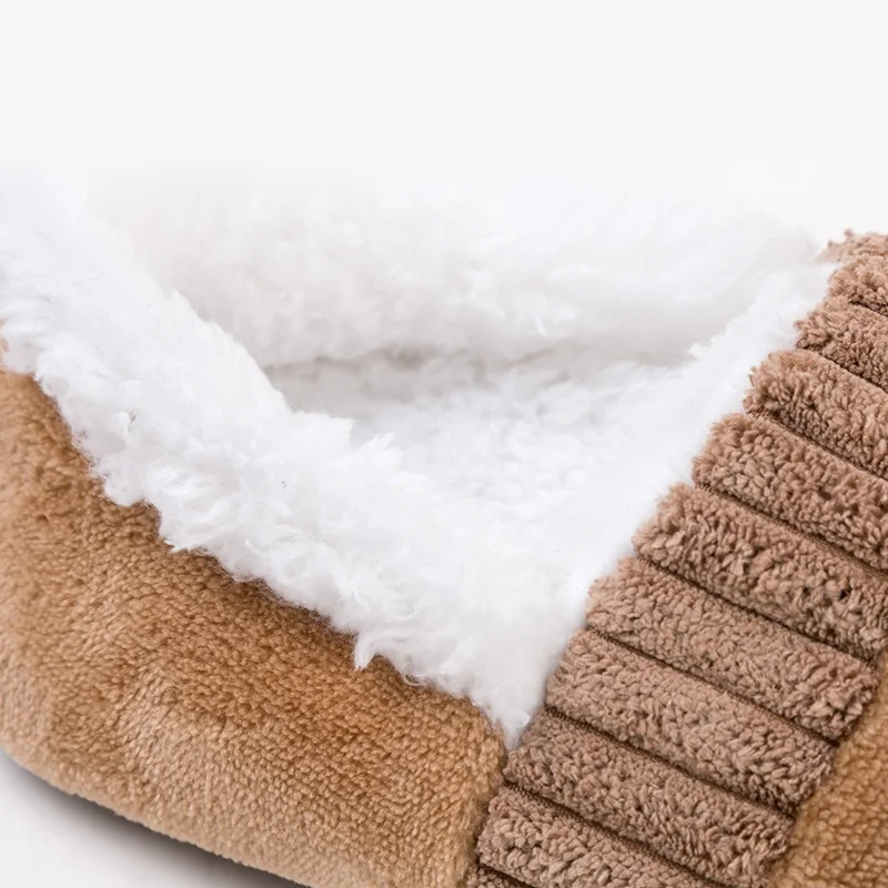 Новые мужские зимние тапки теплые мягкие нескользящая домашняя обувь меховые