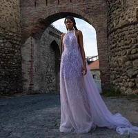 halter prom dress lavender evening dresses straight dress cloak womens dresses sparkly dress elegant dresses for women long