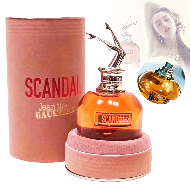 Ароматизатор женский со стеклянной бутылкой стойкий Скандальный спрей для тела