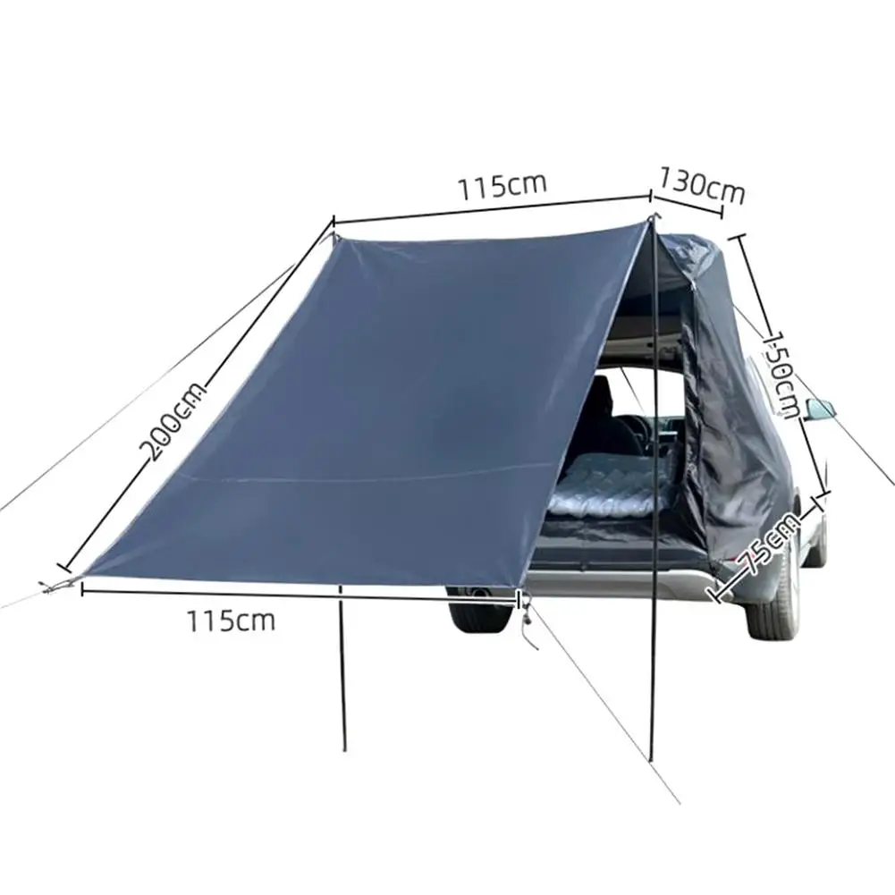 

Car Trunk Tent Extension Sunshade Rainproof Vehicle Trunk Side Awning For Self-driving Tour Camping Picnic Barbecue Fishing
