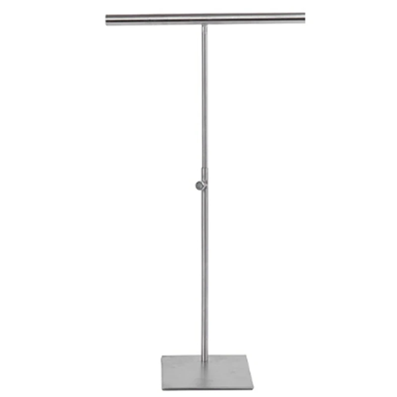 Stainless Steel Holder Window Props Hanging Necklace Shelf Jewelry Display Stand Rack