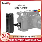 Универсальная алюминиевая боковая ручка SmallRig для DSLR-камеры с крепежными отверстиями и холодным башмаком, микрофон для самостоятельной сборки 2425