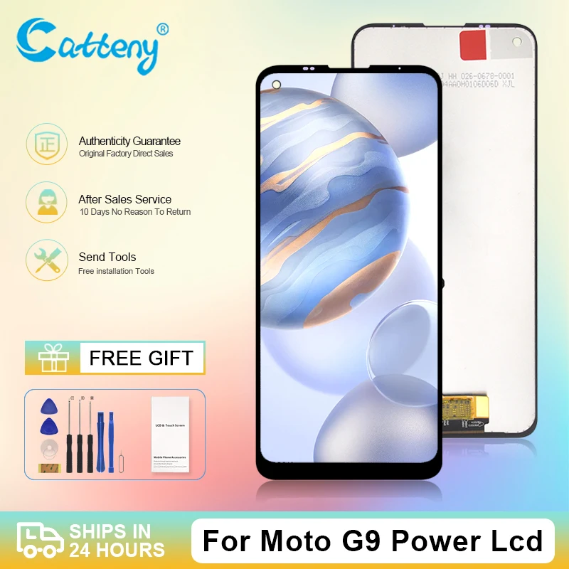 

Оптовая продажа для Moto XT2091 дисплей для Motorola G9 Power ЖК сенсорный экран дигитайзер в сборе с рамкой Бесплатная доставка