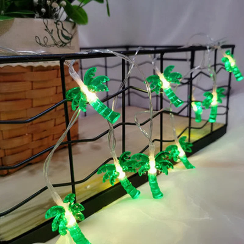 

Coconut Tree LED String Lights Creative Led Light Cute Holiday Indoor Transparent Decoration Fashion Christmas Home Decors Luces