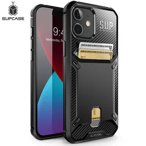 supcase for iphone 12 casefor iphone 12 pro case 6 1 2020 ub vault slim protective wallet cover with built in card holder free global shipping
