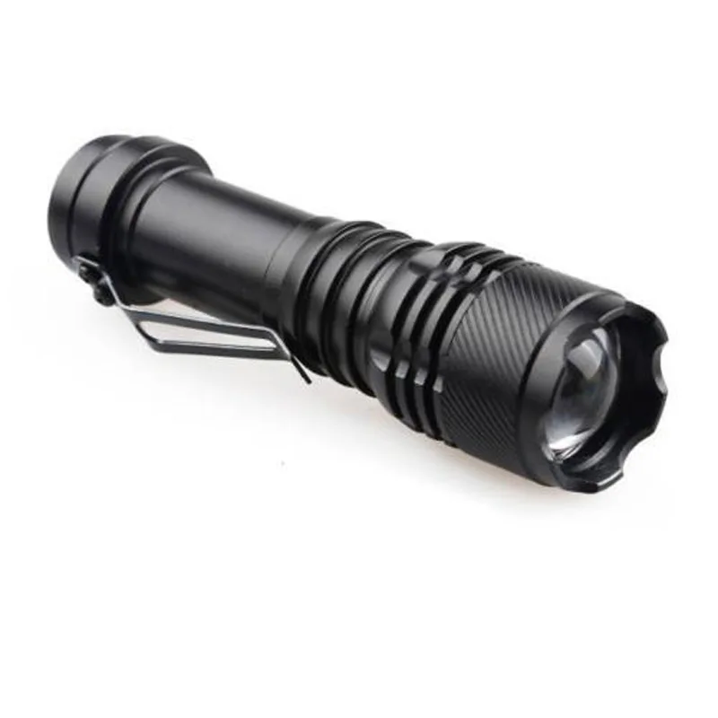 

LED Mini Portable Q5 LED Flashlight Zoomable Waterproof 3 Mode 800LM Pocket LED Torch Lamp Flash Light for Outdoor