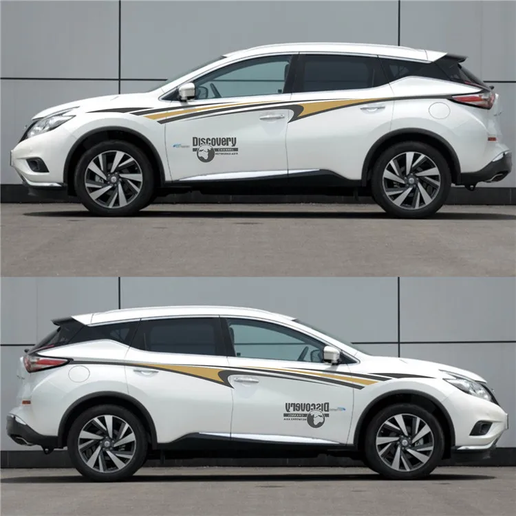 

Автомобильные наклейки для Nissan Murano 2016-2020 уникальные наклейки для украшения тела персонализированные модные наклейки