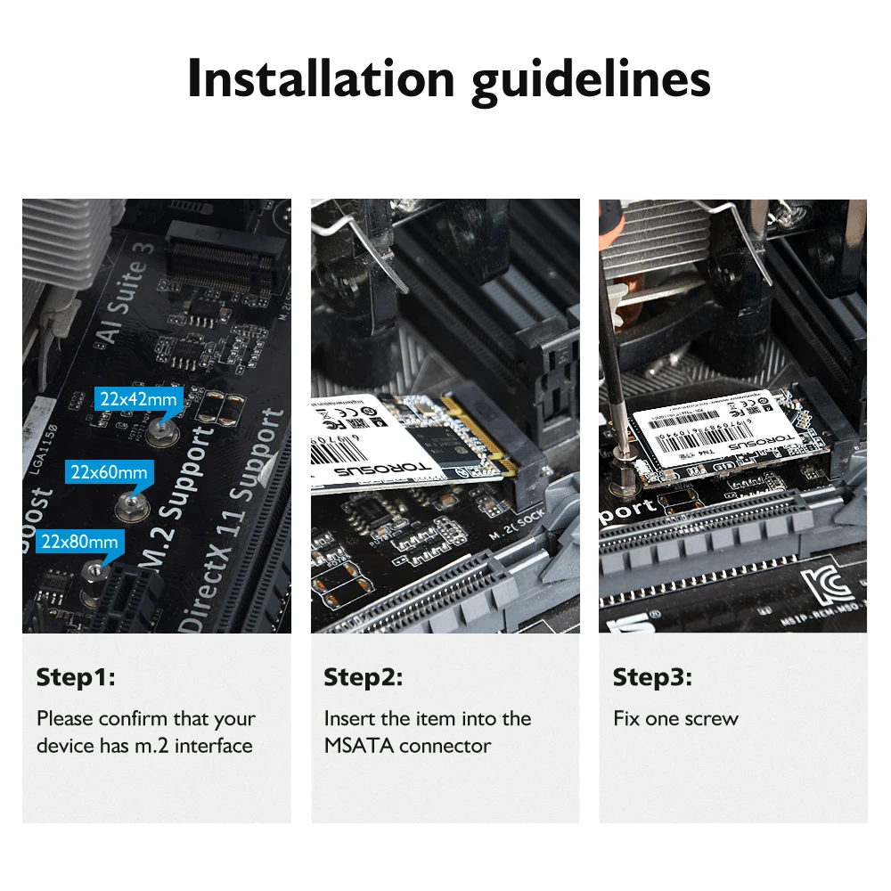 Внутренний твердотельный накопитель Torosus SSD M2 1 ТБ 240 ГБ 500 512 M.2 2242 SATA 120 жесткий диск