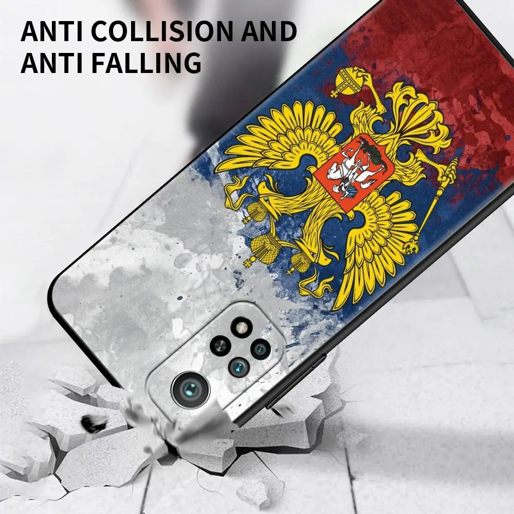 Russia Russian Flags Emblem For Xiaomi F3 X3 GT Poco X3 NFC M3 Pro F1 Para for MI Note 10 Pro Case For Xiaomi CC9 Pro A3 A2 Lite