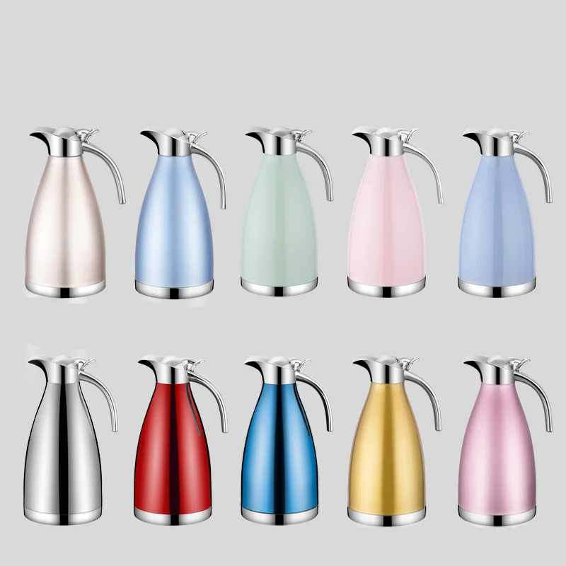 Термос из нержавеющей стали бытовой термос большой емкости вакуумный 2л бутылка