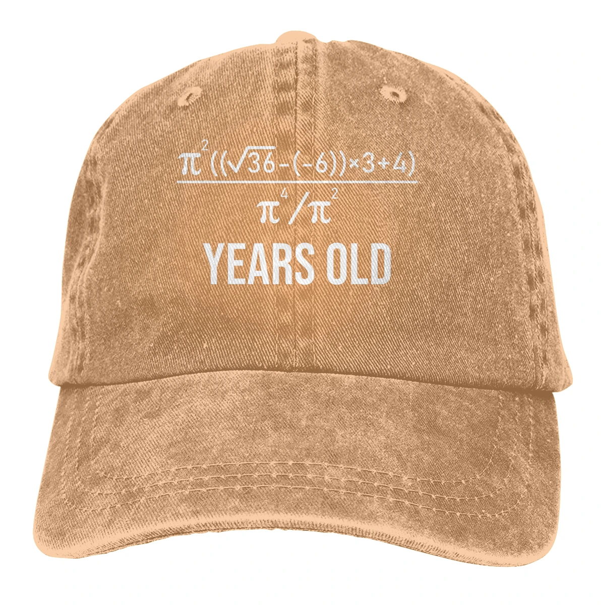 

Adjustable Baseball Cap 40 Years Old Algebra Equation Funny 40th Birthday Math Washed Cotton 40 Years Old Born in 1981 Woman Hat