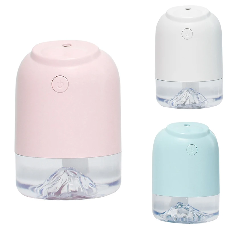 

250Ml Portable Mini Humidifier for Babies Office Humidifier USB Desktop Humidifier with Colorful Led Night Light