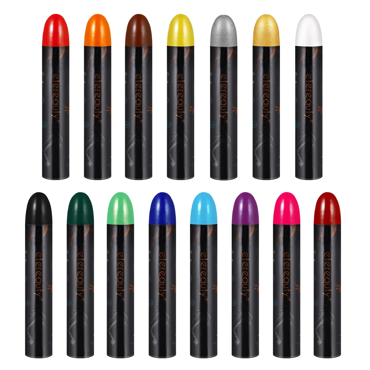 

ETEREAUTY Colors Face Paint Crayons Safe Vibrant Colors Face Paint Kit Body Paint Crayons Professional Painting Cra