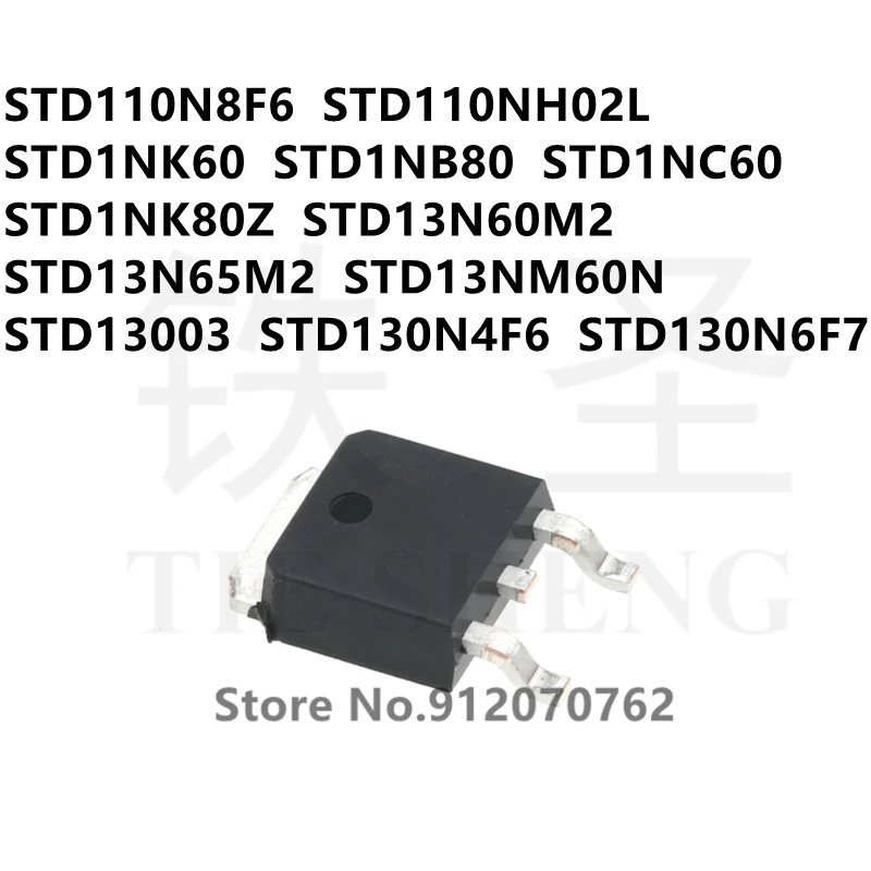 STD110N8F6 STD110NH02L STD1NK60 STD1NB80 STD1NC60 STD1NK80Z STD13N60M2 STD13N65M2 STD13NM60N STD13003 STD130N4F6 STD130N6F7 - купить по