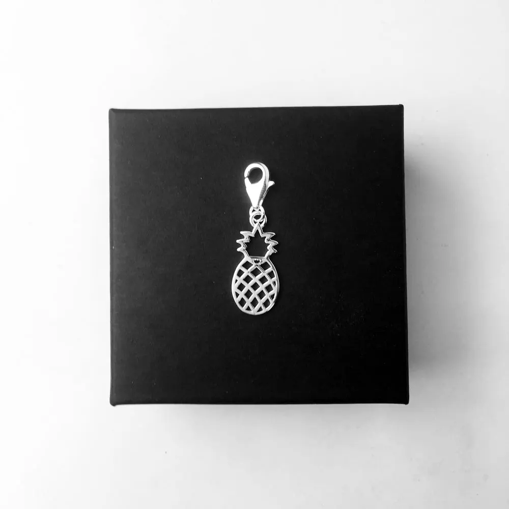 Подвески с подвеской в виде ананаса из стерлингового серебра 925 пробы модные