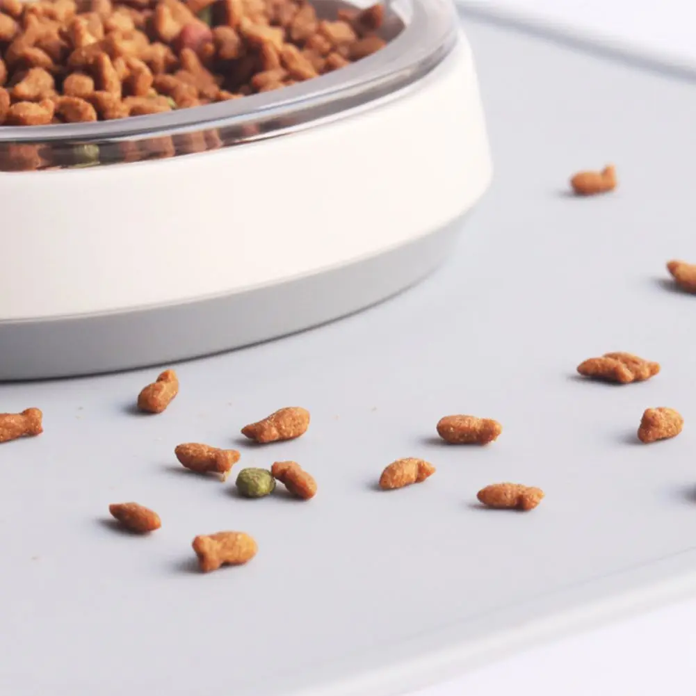 

Pet Bowl Drinking Mat Dog Feeding Placemat Silicone Pet Food Pad Waterproof Pet Anti-sprinkle Drinking Mat For Dog Cat Products